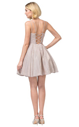2 of 2 Dancing Queen 3143 Dress Rose-Gold