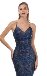3 of 4 Nina Canacci 3164 Navy/Nude