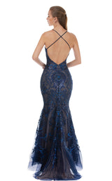 2 of 4 Nina Canacci 3164 Navy/Nude