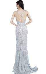 2 of 4 Jovani 3167 Silver