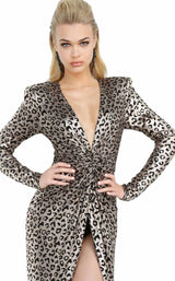 3 of 4 Jovani 3171 Black/Gold