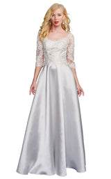 1 of 4 Nina Canacci 3173 Dress Ivory