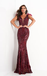 1 of 16 Jovani 3180 Merlot