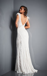 8 of 16 Jovani 3180 White