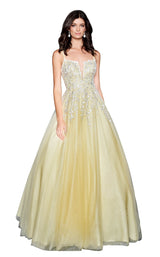 1 of 3 Nina Canacci 3187 Dress Light-Yellow