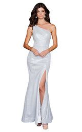 1 of 4 Nina Canacci 3195 Dress Silver