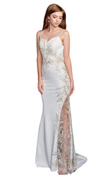 1 of 4 Nina Canacci 3197 Dress Ivory