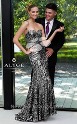 2 of 2 Alyce 6106 Black/Silver