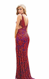 7 of 14 Primavera Couture 3208 Red-Plum