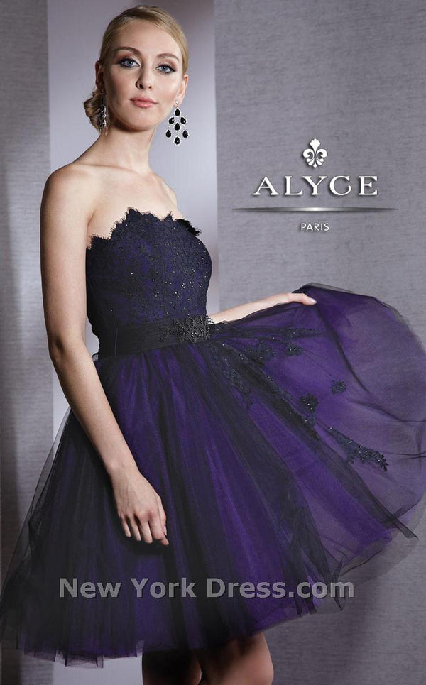 Alyce 5503 Black/Violet