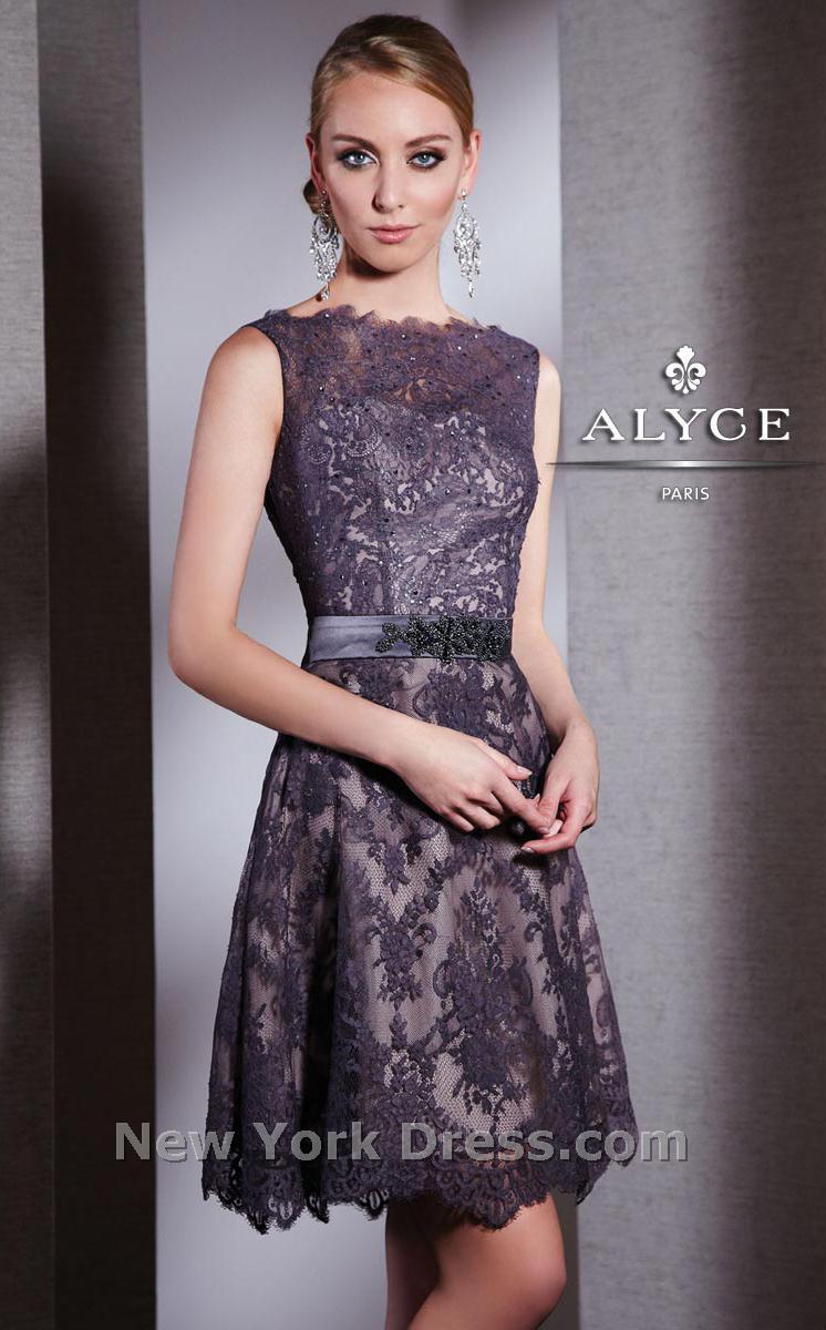 Alyce 5507 Charcoal/Pink