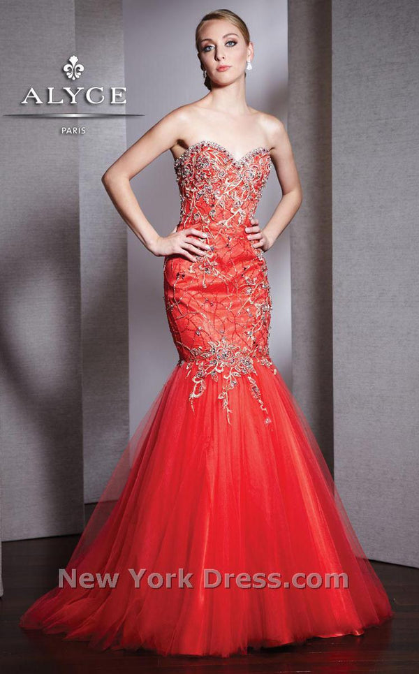 Alyce 5517 Deep Coral