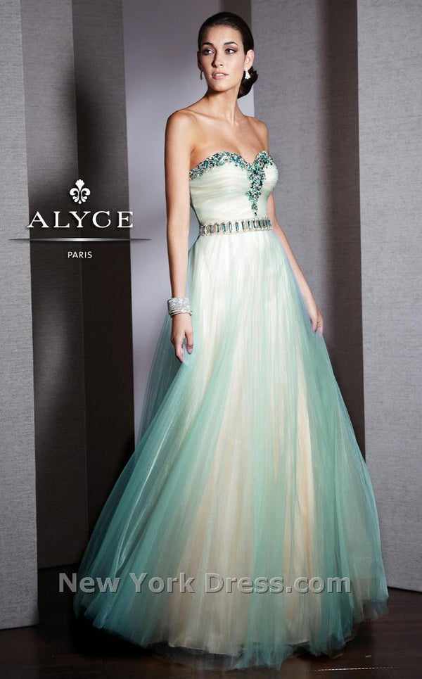 Alyce 5533 Light Blue/Nude