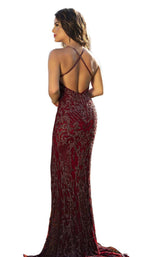 10 of 23 Primavera Couture 3214 Burgundy