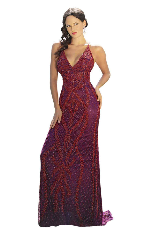 Primavera Couture 3236 Red-Plum