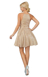 4 of 8 Dancing Queen 3240 Dress Gold