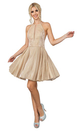 2 of 8 Dancing Queen 3240 Dress Gold
