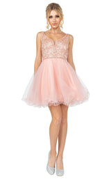 4 of 12 Dancing Queen 3243 Dress Blush