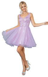 2 of 12 Dancing Queen 3243 Dress Lilac