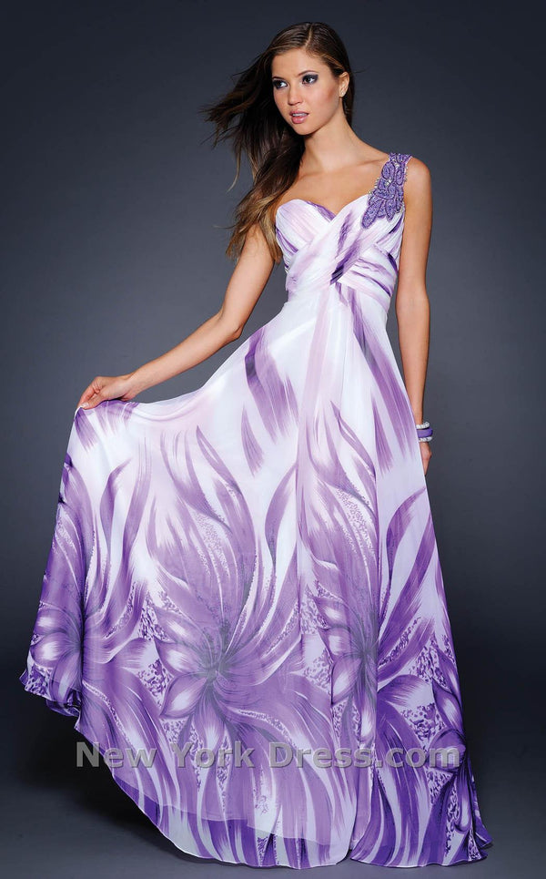 Lara 21676 Purple Print