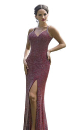 1 of 18 Primavera Couture 3253 Burgundy