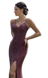 4 of 18 Primavera Couture 3253 Burgundy