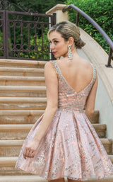 4 of 4 Dancing Queen 3262 Dress Rose-Gold