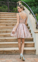 2 of 4 Dancing Queen 3262 Dress Rose-Gold