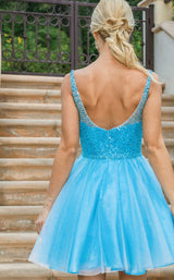4 of 4 Dancing Queen 3266 Dress Bahama-Blue