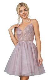 3 of 4 Dancing Queen 3268 Dress Lilac