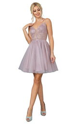 1 of 4 Dancing Queen 3268 Dress Lilac