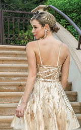 4 of 4 Dancing Queen 3269 Dress Champagne