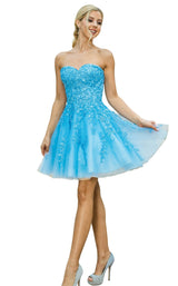 1 of 4 Dancing Queen 3271 Dress Bahama-Blue