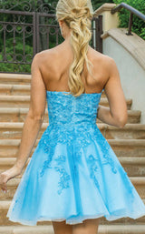 4 of 4 Dancing Queen 3271 Dress Bahama-Blue