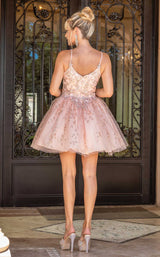7 of 7 Dancing Queen 3278 Dress Rose-Gold