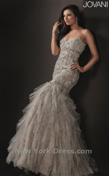 1 of 2 Jovani 72635 White/Nude