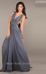 1 of 4 Jovani 72644 Gray