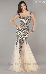 1 of 4 Jovani 926 Nude/Black