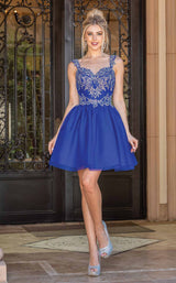 4 of 5 Dancing Queen 3287 Dress Royal