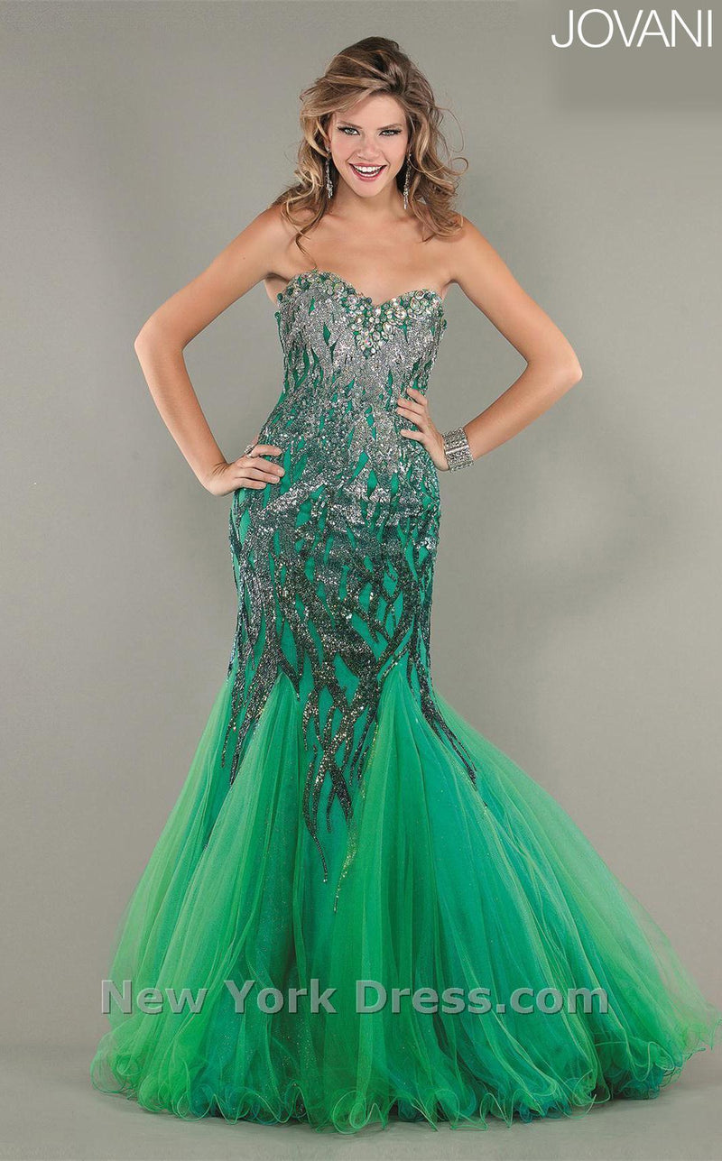 Jovani 955 Grass Green