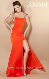 2 of 2 Jovani 1475 Orange