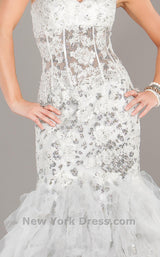 5 of 6 Jovani 1531 White