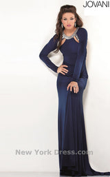 1 of 2 Jovani 2821 Navy