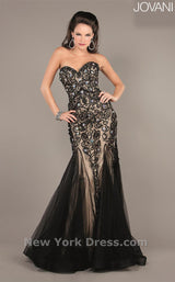 1 of 5 Jovani 5913 Black/Nude