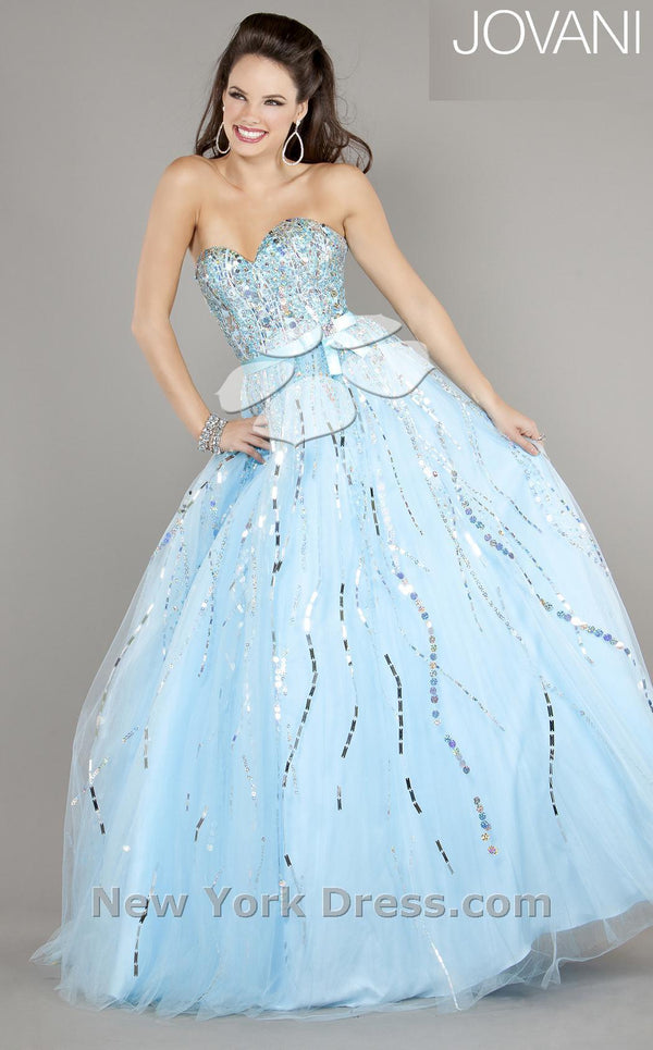 Jovani 6401 Light Blue