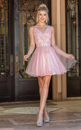 2 of 7 Dancing Queen 3303 Dress Blush