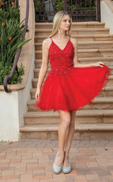 5 of 7 Dancing Queen 3303 Dress Red