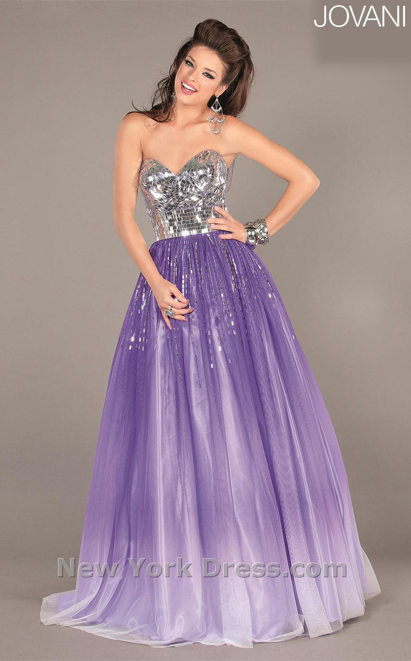 Jovani 6432 Purple Ombre