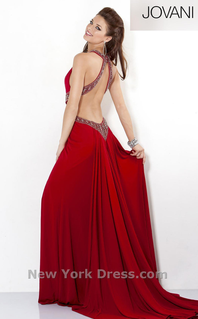 Jovani 6593 Burgundy