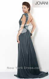 2 of 3 Jovani 6736 Gunmetal